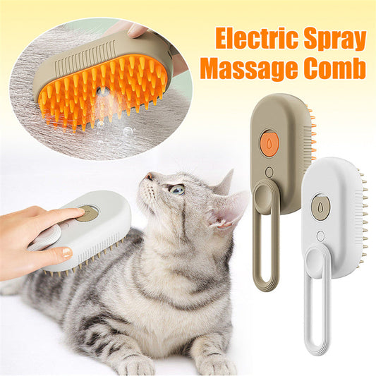 Cat and Dog Steam Brush Steamy 3 In 1 Electric Spray